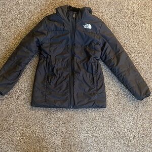 The North Face Kids Black Hooded Puffer Jacket